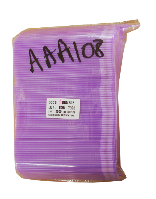 AI straws IMV 005703 0.5ml (1/2cc) Purple 2000 pack Australia